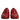 Dolce & Gabbana Red Leather Loafers Moccasins Slip On Shoes