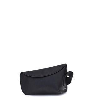 Alexander McQueen Black Calf Leather Bos Taurus Shoulder Bag