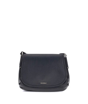 Coccinelle Black Calf Leather Bos Taurus Shoulder Bag