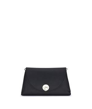 Coccinelle Black Calf Leather Bos Taurus Shoulder Bag