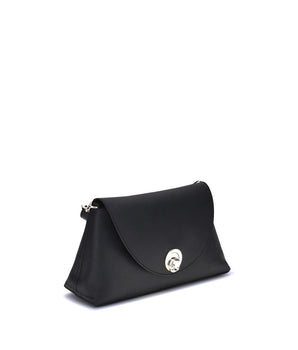 Coccinelle Black Calf Leather Bos Taurus Shoulder Bag