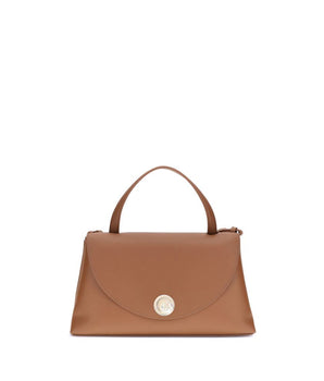 Coccinelle Brown Calf Leather Bos Taurus Handbag
