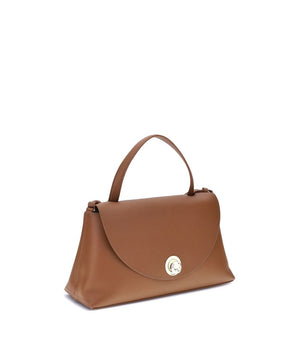 Coccinelle Brown Calf Leather Bos Taurus Handbag