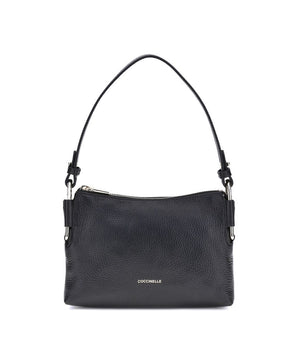 Coccinelle Black Calf Leather Bos Taurus Shoulder Bag