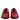 Dolce & Gabbana Red Exotic Leather Lace Up Dress Derby Shoes