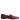 Dolce & Gabbana Burgundy Calfskin Leather Formal Slip On Shoes