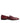 Dolce &amp; Gabbana Burgundy Calfskin Leather Formal Slip On Shoes