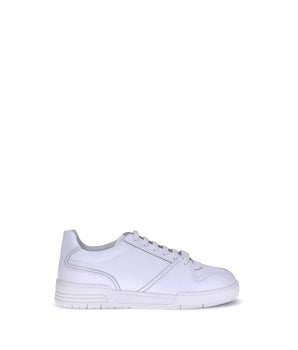 Moschino White Rubber Low Top Sneakers