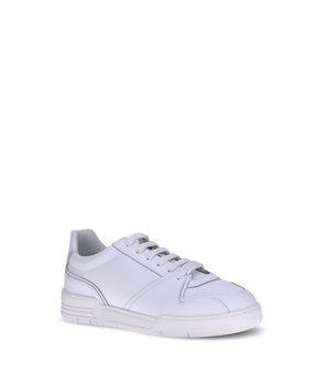 Moschino White Rubber Low Top Sneakers