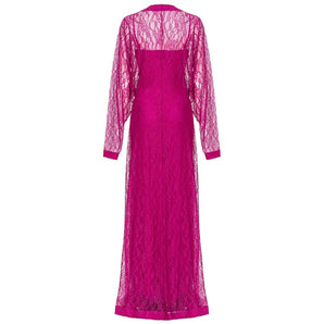 PINKO Purple Nylon Dress