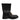 Dolce & Gabbana Black Leather DG Logo Plaque High Boots Shoes