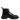 Dolce & Gabbana Black Leather Lace Up Mid Calf Boots Shoes