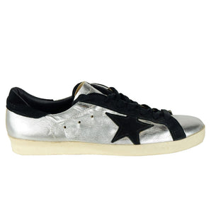 Golden Goose Gray Calfskin Sneakers