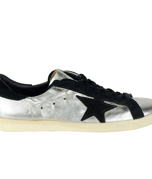 Golden Goose Gray Calfskin Sneakers
