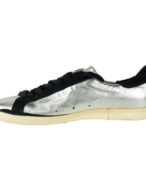 Golden Goose Gray Calfskin Sneakers