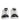 Dolce & Gabbana White Black Leather Portofino Sneaker Shoes