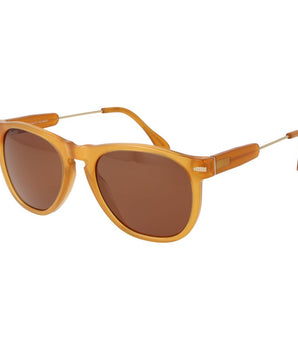 Serengeti Orange Plastic Sunglasses
