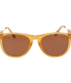 Serengeti Orange Plastic Sunglasses
