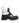 Dolce &amp; Gabbana Black White Padded Lace Up Short Boots Shoes