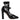 Dolce & Gabbana Black Leather Lace Socks Heels Pumps Shoes