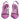 Dolce & Gabbana Purple Leather Mesh High Heels Slingback Shoes