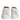 Dolce & Gabbana White Gold Leather Low Top Sneakers Shoes