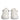 John Richmond White Rhinestone Embellished Sneakers Shoes