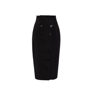 Alaïa Wool Pencil Skirt