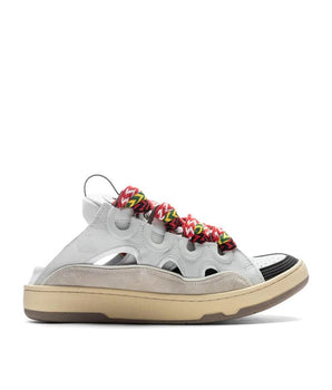 Lanvin White Calfskin Platform Sneakers