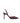Amina Muaddi Red Silk High Heel Pumps