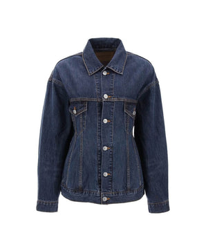 Balenciaga Blue Cotton Denim Jacket