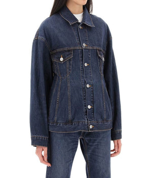 Balenciaga Blue Cotton Denim Jacket