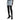 Balenciaga Logo Print Denim Skirt