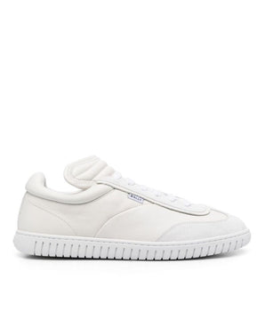 Bally White Calfskin Low Top Sneakers