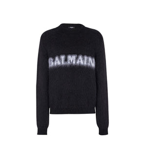Balmain Logo-Print Jumper