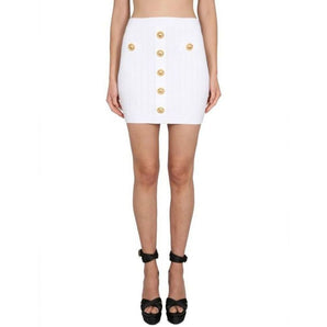 Balmain Stretch Mini Skirt