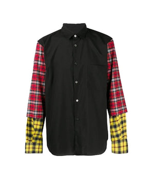 Comme Des Garçons Black Cotton Pattern Shirt