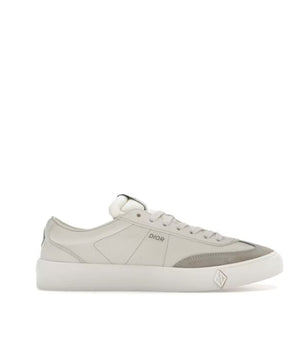 Dior Gray Calfskin Low Top Sneakers