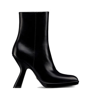 Dior Black Calfskin Ankle Boots