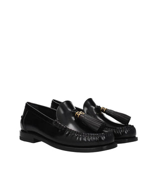 Dior Black Calfskin Slip-On Loafers