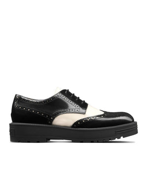 Dior Black Calfskin Oxfords And Derbies