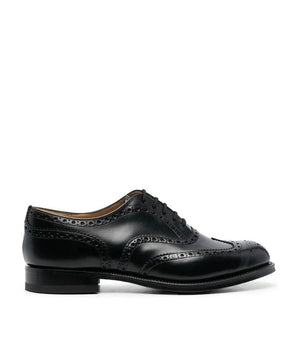 Dior Black Calfskin Oxfords And Derbies