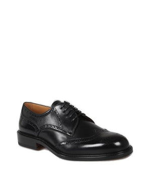 Dior Black Calfskin Oxfords And Derbies