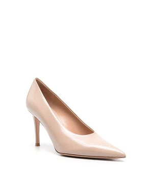 Gianvito Rossi Beige Calfskin High Heel Pumps