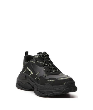 Balenciaga Black Calfskin Chunky Sneakers