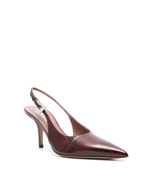 Paris Texas Red Calfskin High Heel Pumps