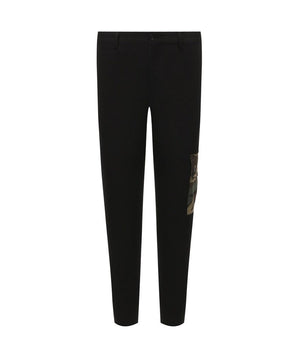 Dolce & Gabbana Black Cotton Cargo Pants