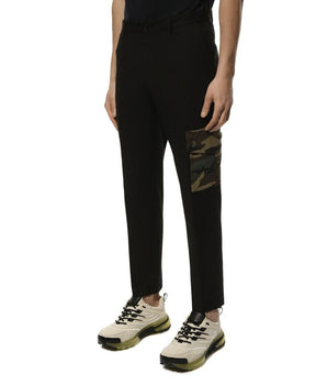 Dolce & Gabbana Black Cotton Cargo Pants