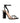 Dior Black Calfskin Stiletto Heel Sandals
