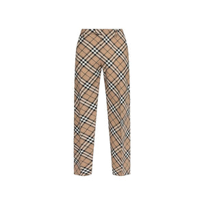 Burberry Wool Blend Check Pants